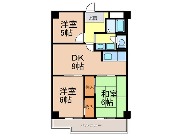 南海住之江ユーリプラザの物件間取画像